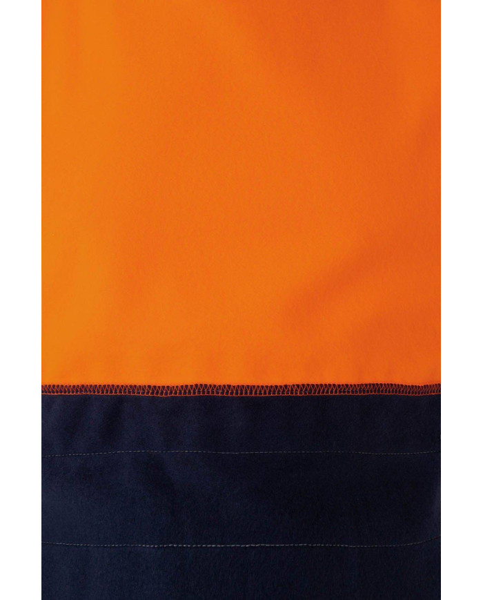Sudadera bicolor con media cremallera VELILLA