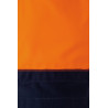 Sudadera bicolor con media cremallera VELILLA