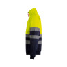 Sudadera bicolor con media cremallera VELILLA