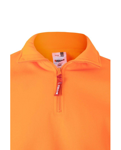 Sudadera con media cremallera cinta segmentada VELILLA