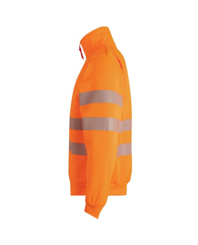 Sudadera con media cremallera cinta segmentada VELILLA