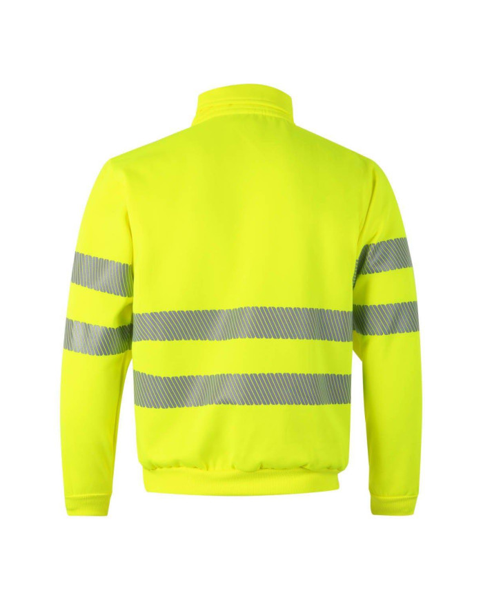 Sudadera con media cremallera cinta segmentada VELILLA