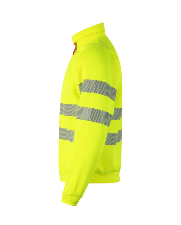Sudadera con media cremallera cinta segmentada VELILLA