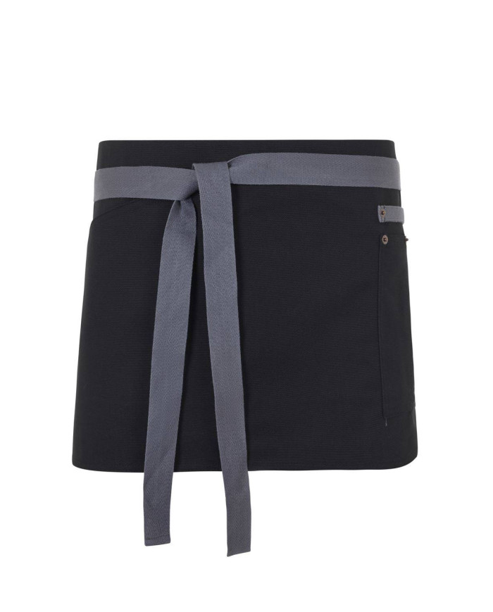 Delantal corto canvas bicolor VELILLA