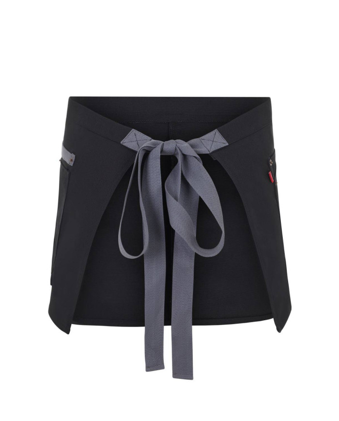 Delantal corto canvas bicolor VELILLA