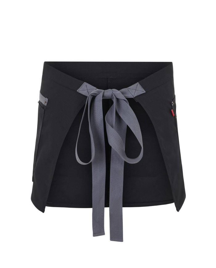 Delantal corto canvas bicolor VELILLA