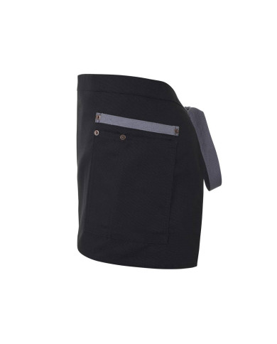 Delantal corto canvas bicolor VELILLA