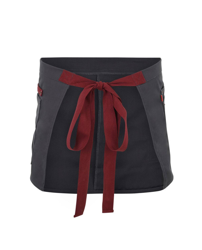 Delantal corto canvas bicolor VELILLA
