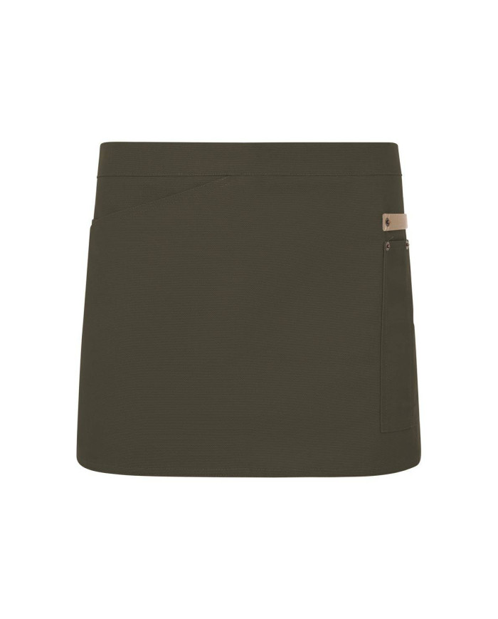 Delantal corto canvas bicolor VELILLA