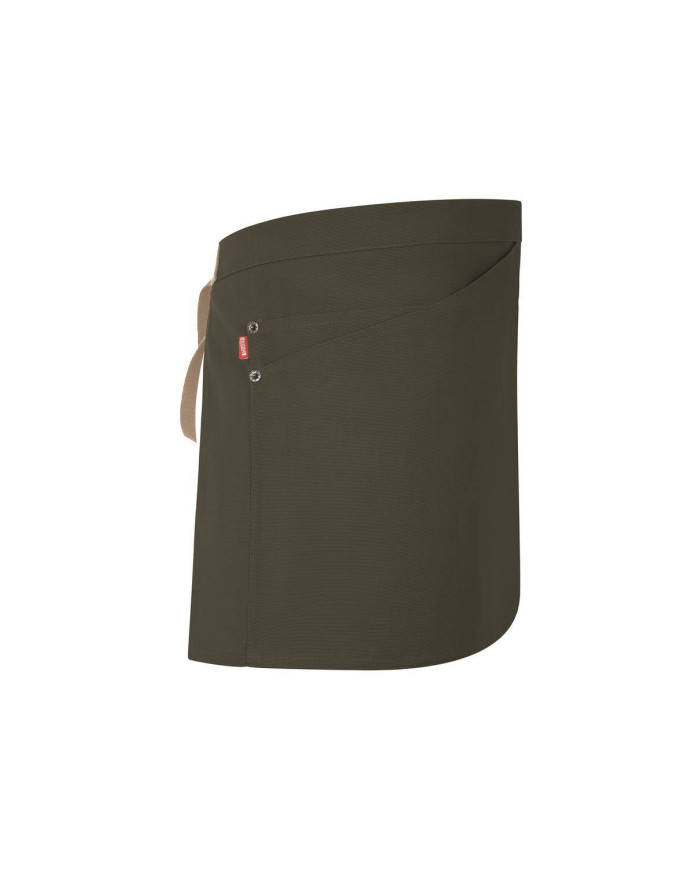 Delantal corto canvas bicolor VELILLA