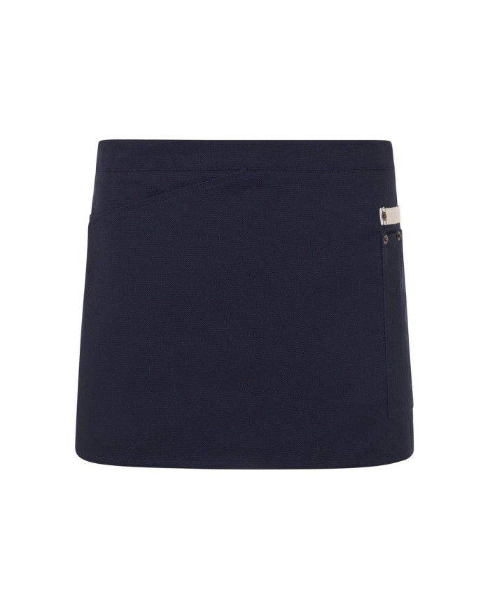 Delantal corto canvas bicolor VELILLA