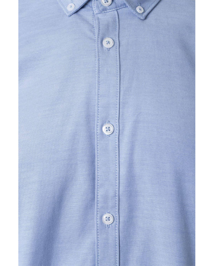 Camisa oxford stretch manga larga hombre VELILLA