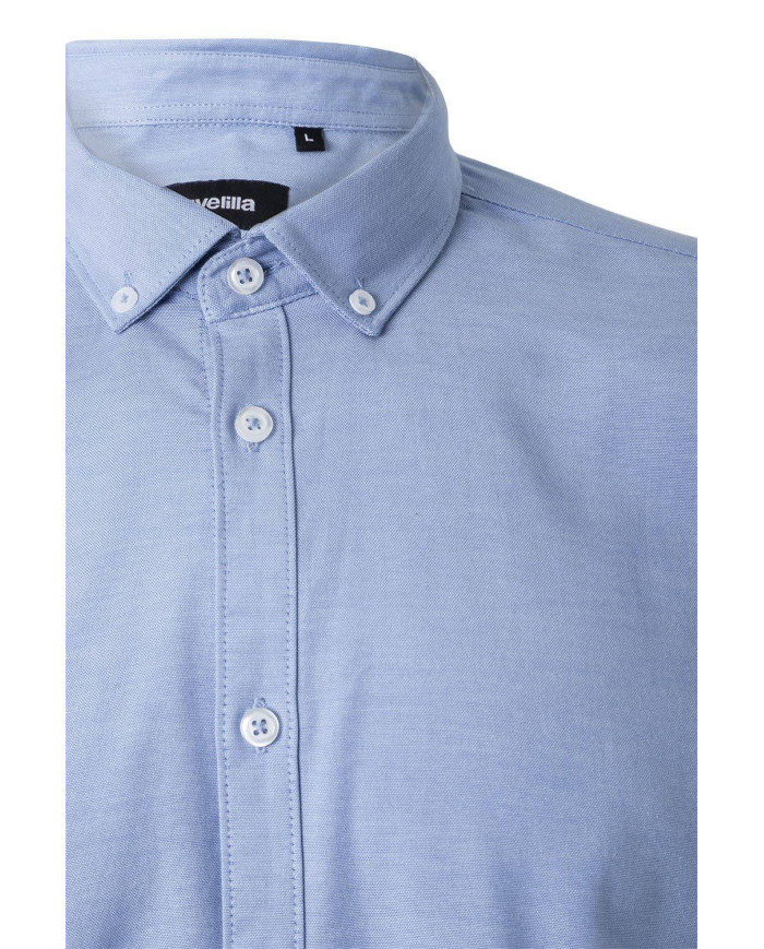 Camisa oxford stretch manga larga hombre VELILLA