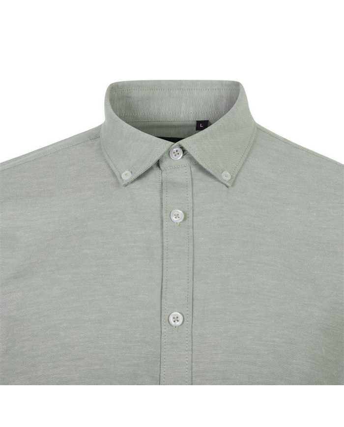 Camisa oxford stretch manga larga hombre VELILLA