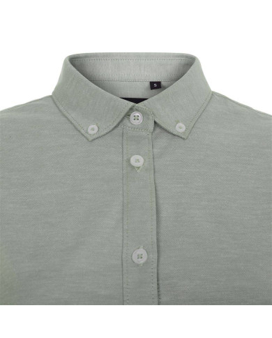 Camisa oxford stretch manga larga mujer VELILLA | CAMISAS