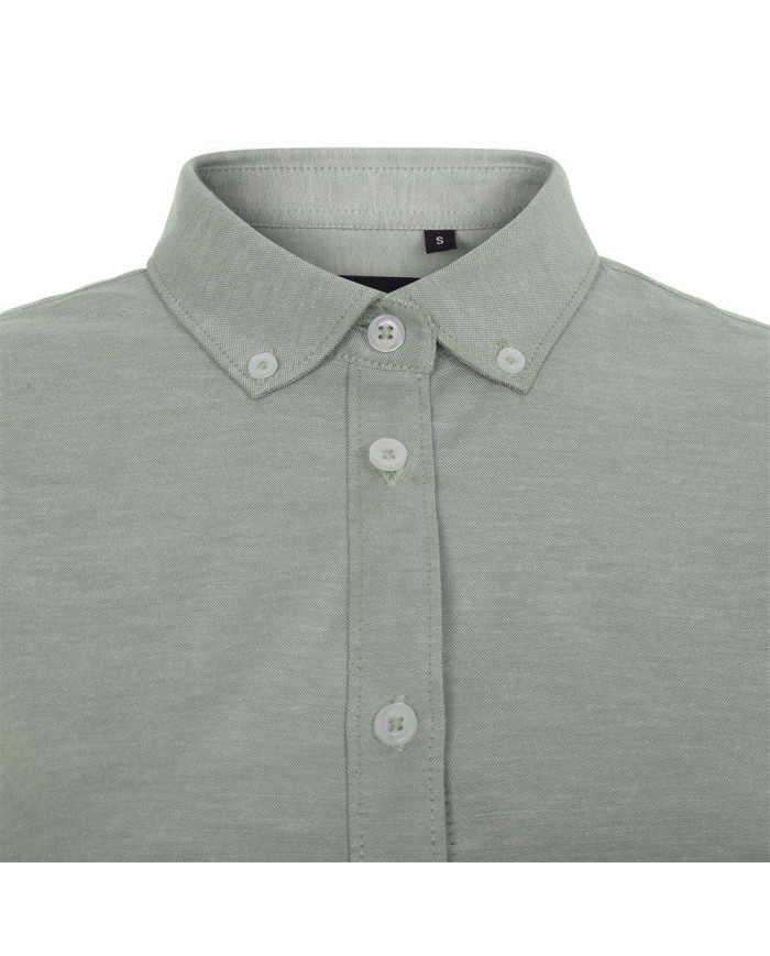 Camisa oxford stretch manga larga mujer VELILLA | CAMISAS