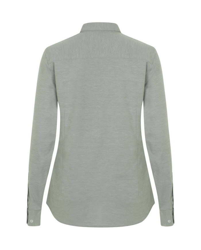 Camisa oxford stretch manga larga mujer VELILLA | CAMISAS