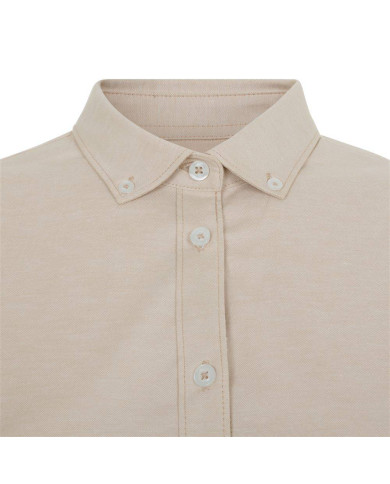 Camisa oxford stretch manga larga mujer VELILLA | CAMISAS