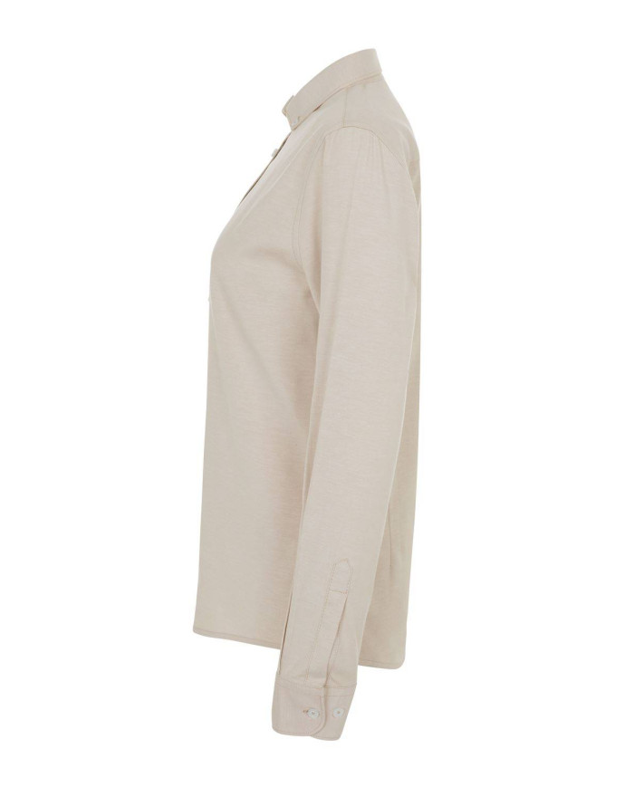 Camisa oxford stretch manga larga mujer VELILLA | CAMISAS
