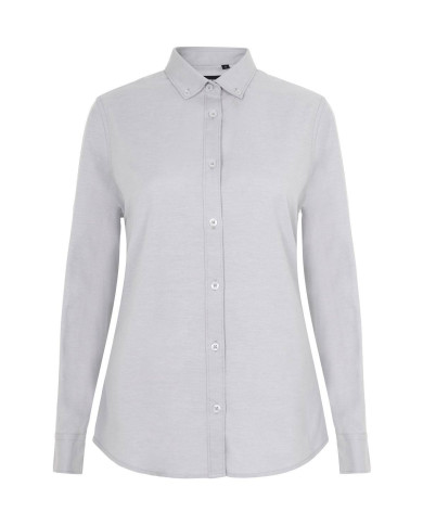 Camisa oxford stretch manga larga mujer VELILLA | CAMISAS