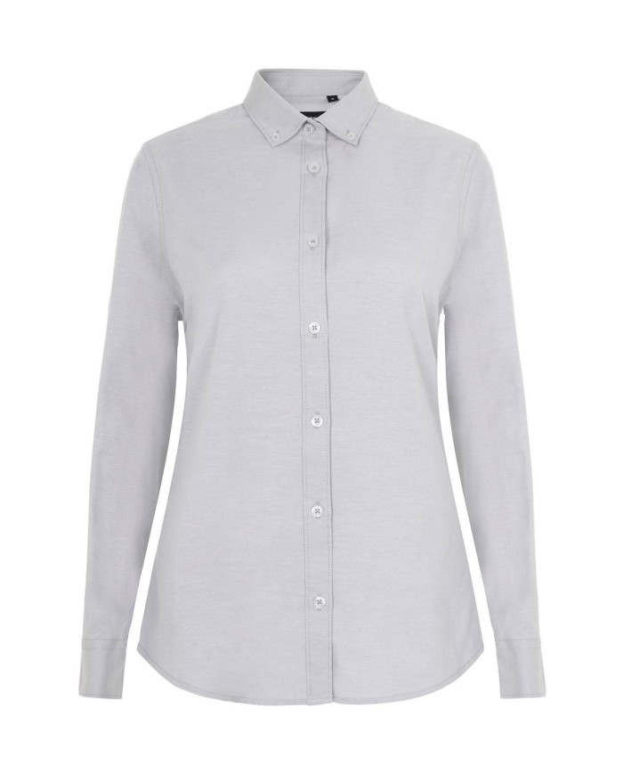Camisa oxford stretch manga larga mujer VELILLA | CAMISAS