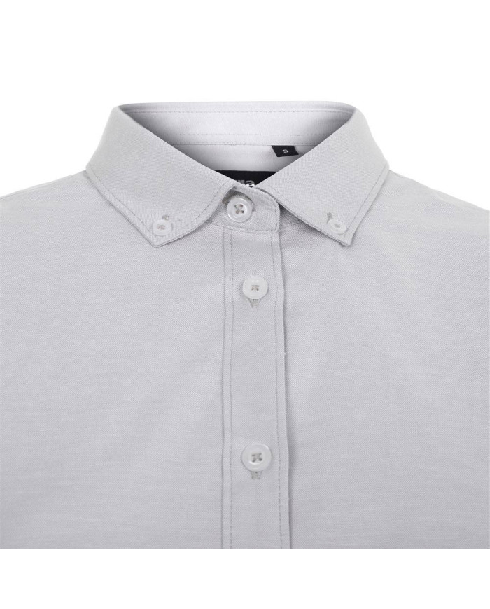 Camisa oxford stretch manga larga mujer VELILLA | CAMISAS