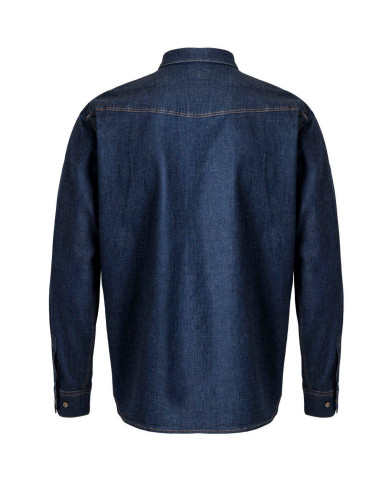 Camisa denim stretch manga larga hombre VELILLA