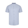 Camisa cuello tirilla stretch manga corta hombre VELILLA