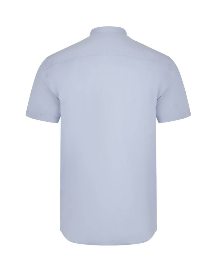 Camisa cuello tirilla stretch manga corta hombre VELILLA