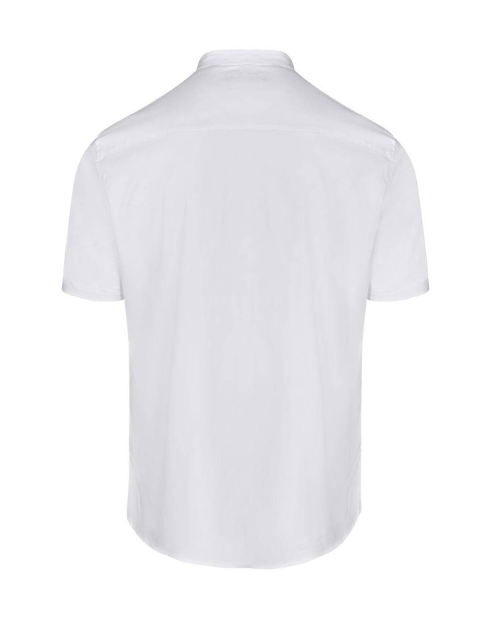 Camisa cuello tirilla stretch manga corta hombre VELILLA