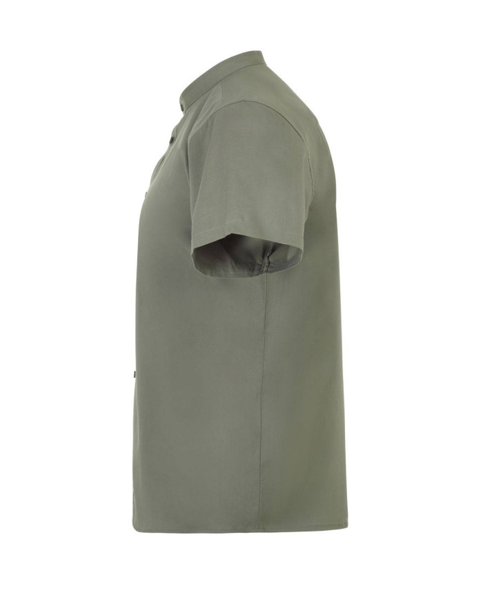 Camisa cuello tirilla stretch manga corta hombre VELILLA