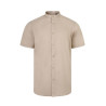 Camisa cuello tirilla stretch manga corta hombre VELILLA