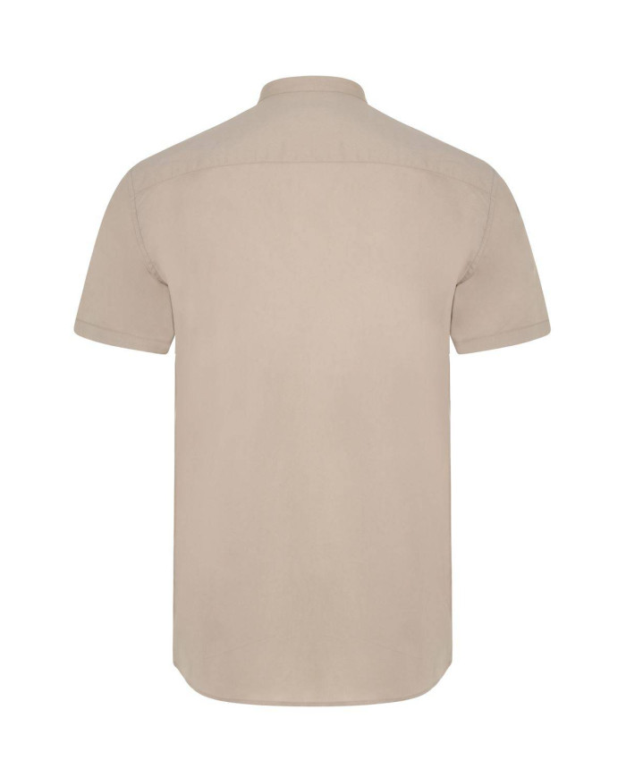 Camisa cuello tirilla stretch manga corta hombre VELILLA