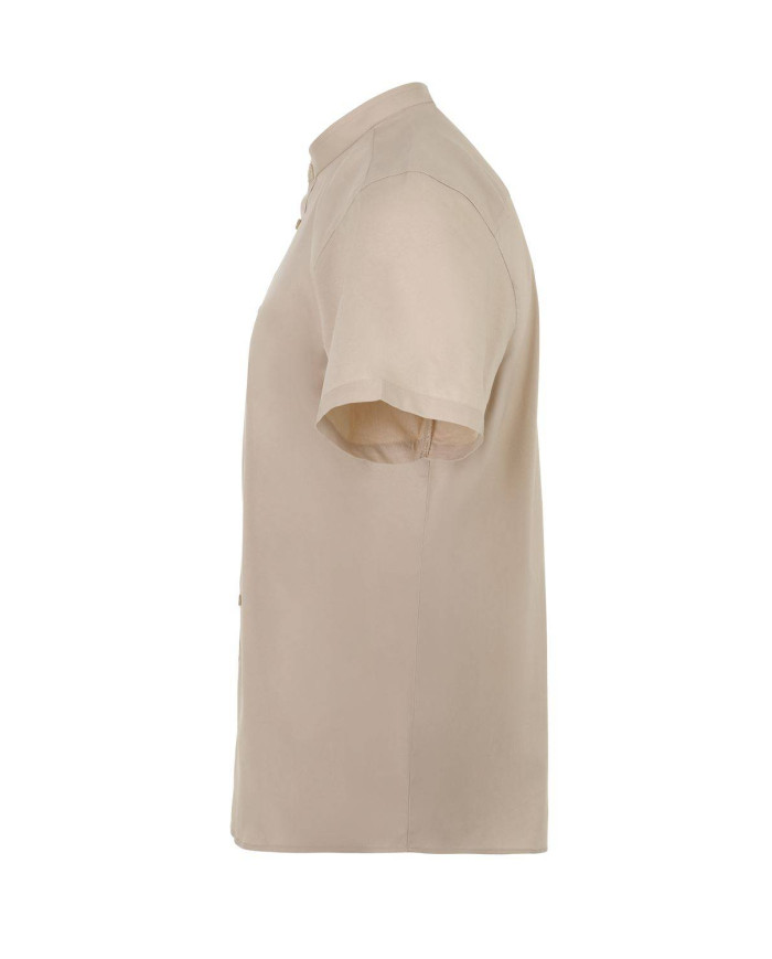 Camisa cuello tirilla stretch manga corta hombre VELILLA