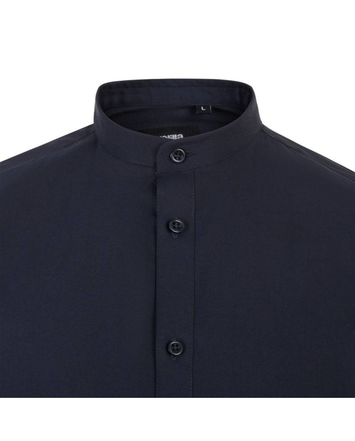 Camisa cuello tirilla stretch manga corta hombre VELILLA