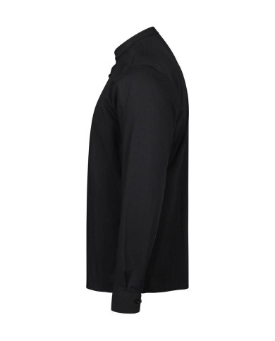 Camisa cuello tirilla stretch manga larga hombre VELILLA