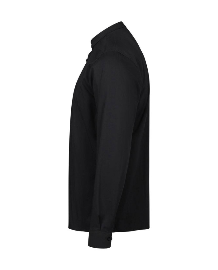 Camisa cuello tirilla stretch manga larga hombre VELILLA