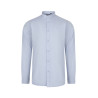 Camisa cuello tirilla stretch manga larga hombre VELILLA