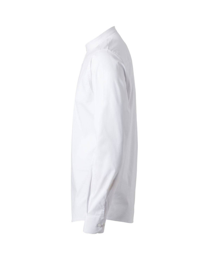 Camisa cuello tirilla stretch manga larga hombre VELILLA