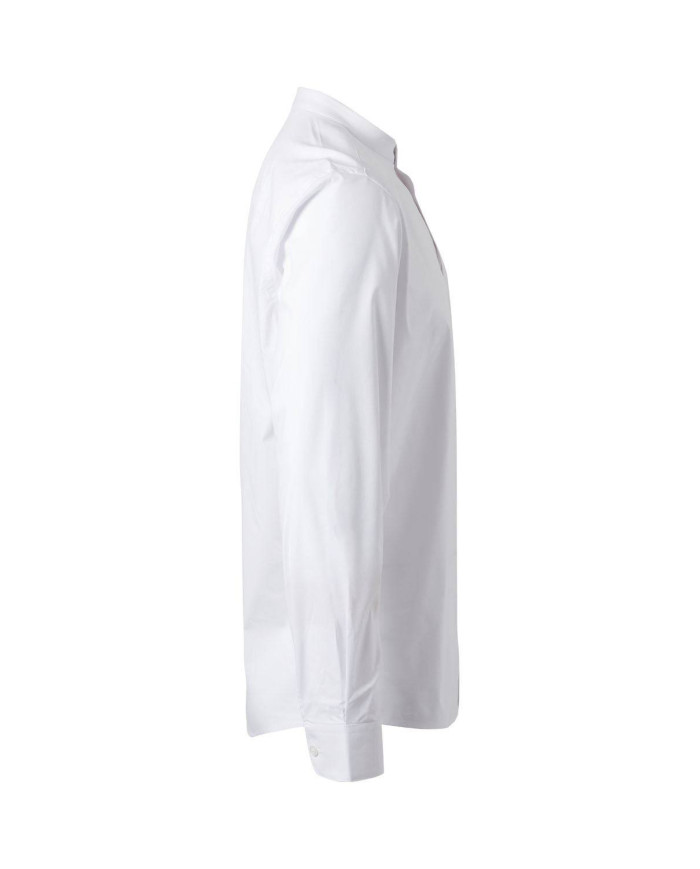 Camisa cuello tirilla stretch manga larga hombre VELILLA