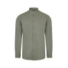Camisa cuello tirilla stretch manga larga hombre VELILLA