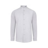 Camisa cuello tirilla stretch manga larga hombre VELILLA