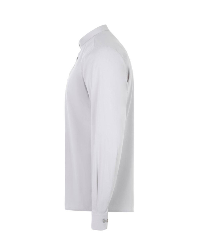 Camisa cuello tirilla stretch manga larga hombre VELILLA