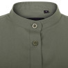 Camisa cuello tirilla stretch manga corta mujer VELILLA