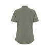 Camisa cuello tirilla stretch manga corta mujer VELILLA