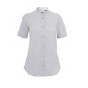 Camisa cuello tirilla stretch manga corta mujer VELILLA
