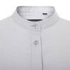 Camisa cuello tirilla stretch manga corta mujer VELILLA