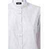 Camisa cuello tirilla stretch manga larga mujer VELILLA