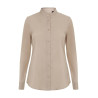 Camisa cuello tirilla stretch manga larga mujer VELILLA
