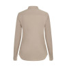 Camisa cuello tirilla stretch manga larga mujer VELILLA